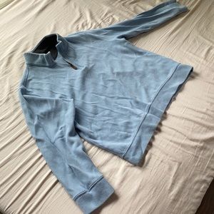 Land’s End Blue collared sweater, high quality in great condition